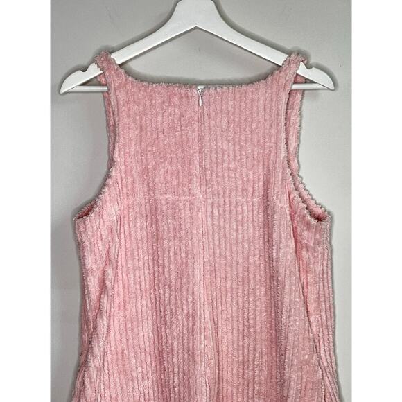CARLEEN One of a Kind Sleeveless Sleeveless Sweater Mini Dress Pink Womens M NWT - Picture 6 of 10